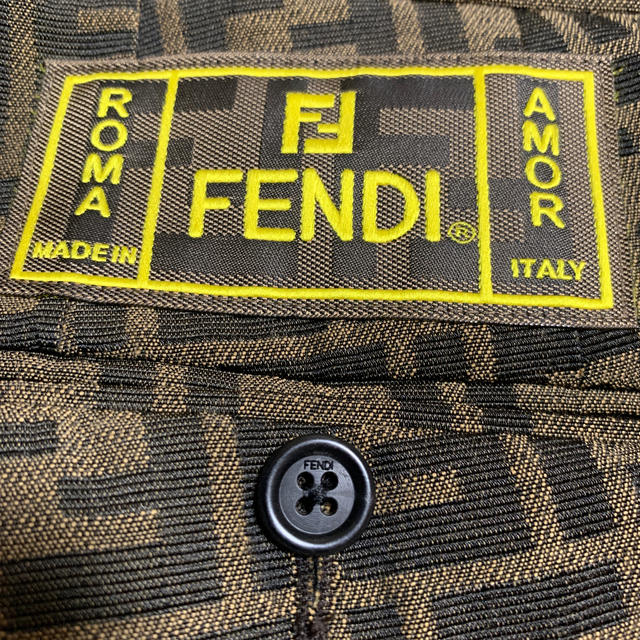 FENDI(フェンディ)のFENDI ズッカ柄　総柄パンツ メンズのパンツ(スラックス)の商品写真