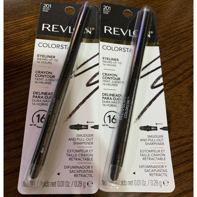 REVLON(レブロン)の新品未使用　REVLON アイライナー黒　２本 コスメ/美容のベースメイク/化粧品(アイライナー)の商品写真