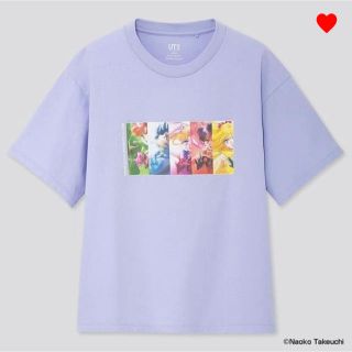 セーラームーン(セーラームーン)のLサイズ 新品 ユニクロ UT 美少女戦士 セーラームーン Tシャツ 5人戦士(Tシャツ(半袖/袖なし))