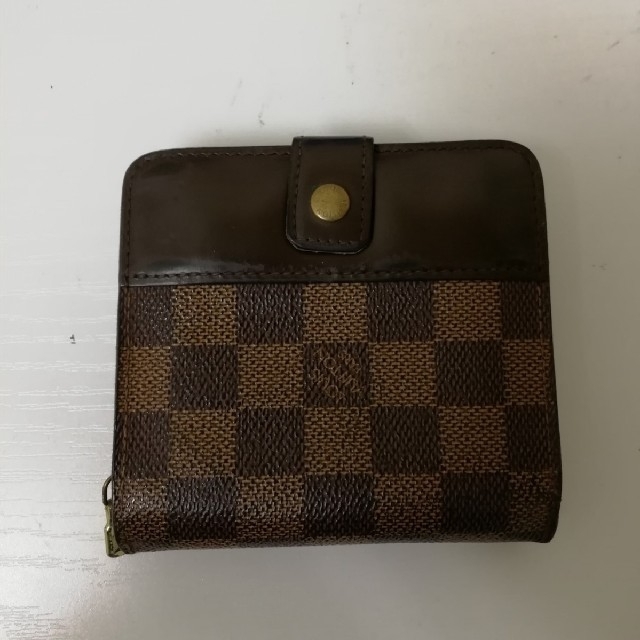 LOUIS VUITTON(ルイヴィトン)のルイ・ヴィトンダミエ２つ折り財布 レディースのファッション小物(財布)の商品写真