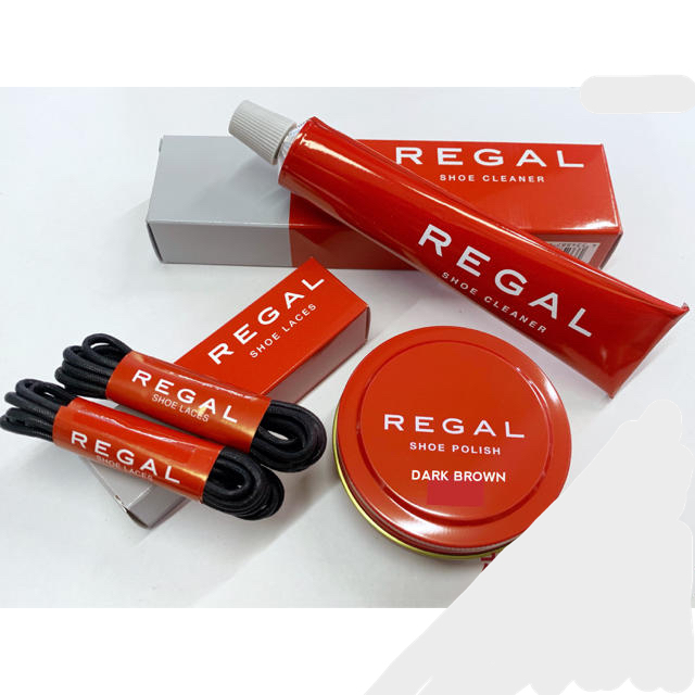 REGAL(リーガル)の濃茶！ダークブラウンREGALツヤ光沢クリームとクリーナー汚れ落とし&靴紐まる紐 インテリア/住まい/日用品のインテリア/住まい/日用品 その他(その他)の商品写真