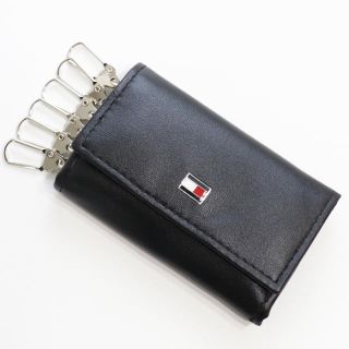 トミーヒルフィガー(TOMMY HILFIGER)の新品 トミー ヒルフィガー 6連キーケース スマートキーケース ケース ブラック(キーケース)