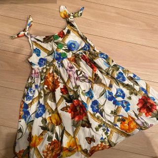 ドルチェアンドガッバーナ(DOLCE&GABBANA)の1回着用　ドルチェ&ガッバーナ　6a 110 120ワンピース(ワンピース)