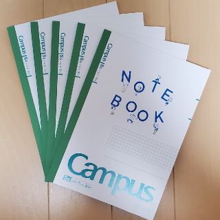 キャンパスノート限定 クールグラデーション 学習罫キャンパス5冊 ドラえもん キャンパスノート ドット入り罫線 B罫 5冊パック マイ