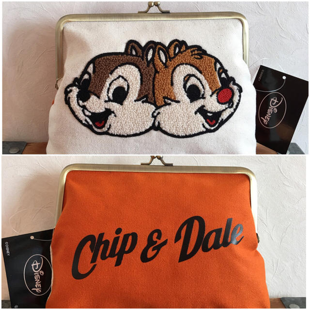 Disney(ディズニー)の新商品 Chip&Daleがま口ポーチ レディースのファッション小物(ポーチ)の商品写真