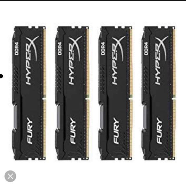 pc用メモリ ddr4 8gb 2666 fury hyperx 2666黒いサイズ