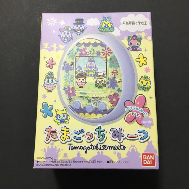 BANDAI(バンダイ)のたまごっちみーつ パステルみーつver. パープル   エンタメ/ホビーのゲームソフト/ゲーム機本体(携帯用ゲーム機本体)の商品写真