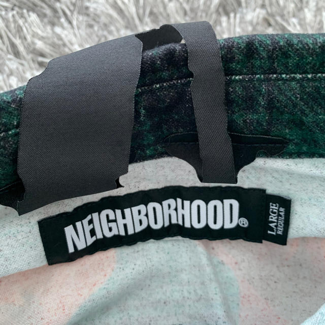 NEIGHBORHOOD(ネイバーフッド)のネイバーフッド×ヴィーローンのコラボシャツ　希少サイズLサイズ メンズのトップス(シャツ)の商品写真