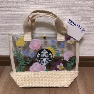 スターバックスコーヒー(Starbucks Coffee)のスタバ ティバーナ 花柄ミニバッグ(ハンドバッグ)