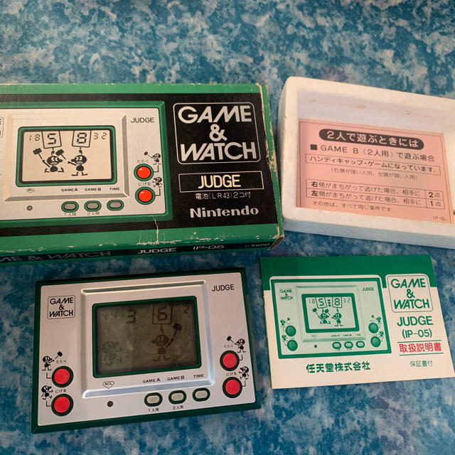 携帯ゲームウォッチ　GAME &WATCH 任天堂　稼働品judgeジャッジ