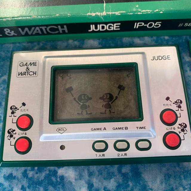 携帯ゲームウォッチ　GAME &WATCH 任天堂　稼働品judgeジャッジ