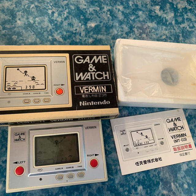 携帯ゲームウォッチ　GAME &WATCH 任天堂VERMIN ヴァーミン