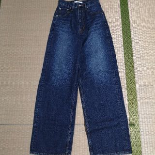 アズールバイマウジー(AZUL by moussy)のHIGH WAIST DENIM WIDE 【AZUL BY MUSSY】(デニム/ジーンズ)