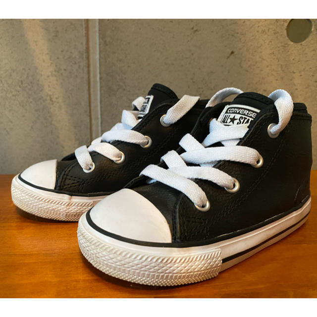 CONVERSE(コンバース)のコンバース　キッズ　レザー　15cm キッズ/ベビー/マタニティのキッズ靴/シューズ(15cm~)(スニーカー)の商品写真