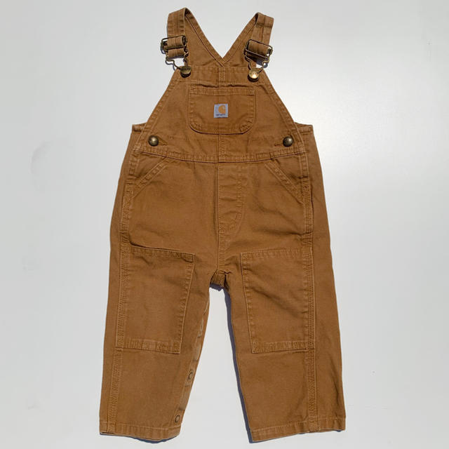 carhartt(カーハート)のcarhartt オーバーオール 100-110 キッズ 古着屋 キッズ/ベビー/マタニティのキッズ服男の子用(90cm~)(パンツ/スパッツ)の商品写真