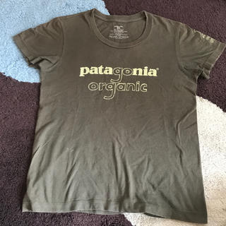 パタゴニア(patagonia)のhitomin様専用パタゴニア　Tシャツ　レディースS カーキ色(Tシャツ(半袖/袖なし))