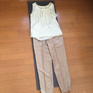 ビューティアンドユースユナイテッドアローズ(BEAUTY&YOUTH UNITED ARROWS)のmeme様専用☆ユナイテッドアローズのサテンパンツ(クロップドパンツ)