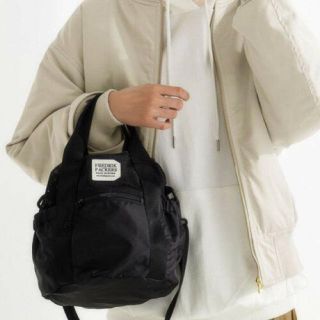 ユナイテッドアローズグリーンレーベルリラクシング(UNITED ARROWS green label relaxing)のfredrikpackers SCNEW キンチャク2WAYバッグ(ショルダーバッグ)