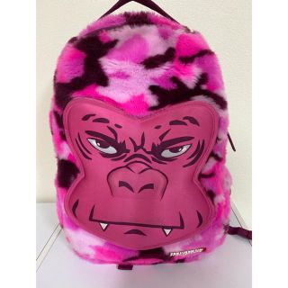 シュプリーム(Supreme)のsprayground スプレーグラウンド　ピンク　ゴリラ(バッグパック/リュック)