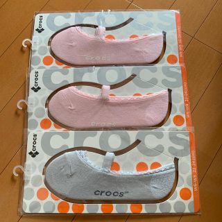 クロックス(crocs)のクロックス　crocs 靴下 ソックス 新品3足セット(ソックス)