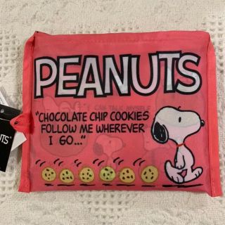 スヌーピー(SNOOPY)の《新品 タグ付き》スヌーピー エコバッグ     ⑨  ピンク(エコバッグ)