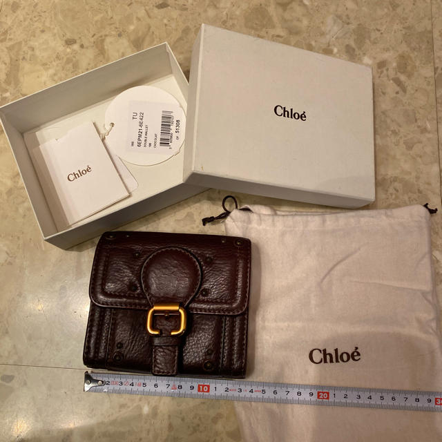 クロエ　二つ折り　財布　Chloe