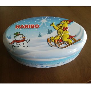 カルディ(KALDI)のHARIBO　ベアー　ウィンター缶(小物入れ)