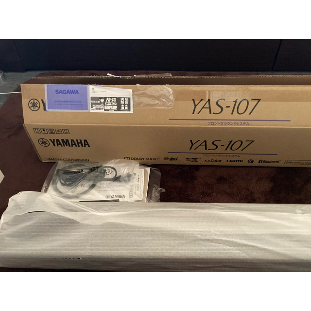 ヤマハ(ヤマハ)のYAMAHA YAS-107 ホーム　シアター　スピーカー スマホ/家電/カメラのオーディオ機器(スピーカー)の商品写真