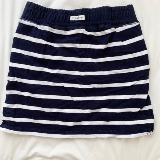 GAP Kids(ギャップキッズ)のGAP  Kids ボーダースカート キッズ/ベビー/マタニティのキッズ服女の子用(90cm~)(スカート)の商品写真