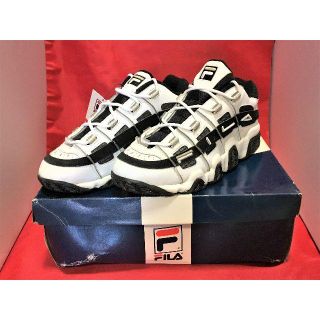 フィラ(FILA)の★90s!希少レア!フィラ バリケード 白/黒 バッシュ デッド ビンテージ⑦★(スニーカー)