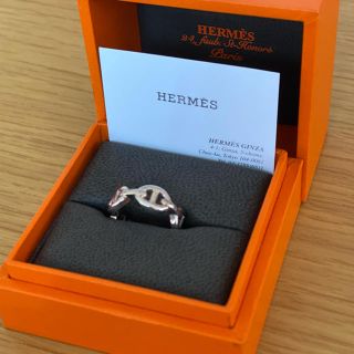 エルメス(Hermes)のnylongirlさん専用　新品未使用品　シェーヌダンクル　シルバーリング(リング(指輪))