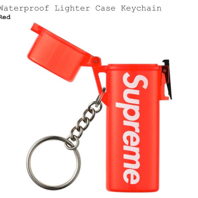 Supreme(シュプリーム)のSupreme Waterproof Lighter Case Keychain メンズのファッション小物(タバコグッズ)の商品写真