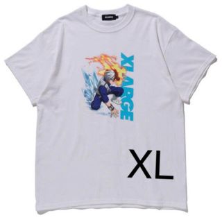 エクストララージ(XLARGE)の早い者勝ち！即完売モデル！格安！ヒロアカ　エクストララージ　コラボ　轟焦凍　XL(Tシャツ/カットソー(半袖/袖なし))