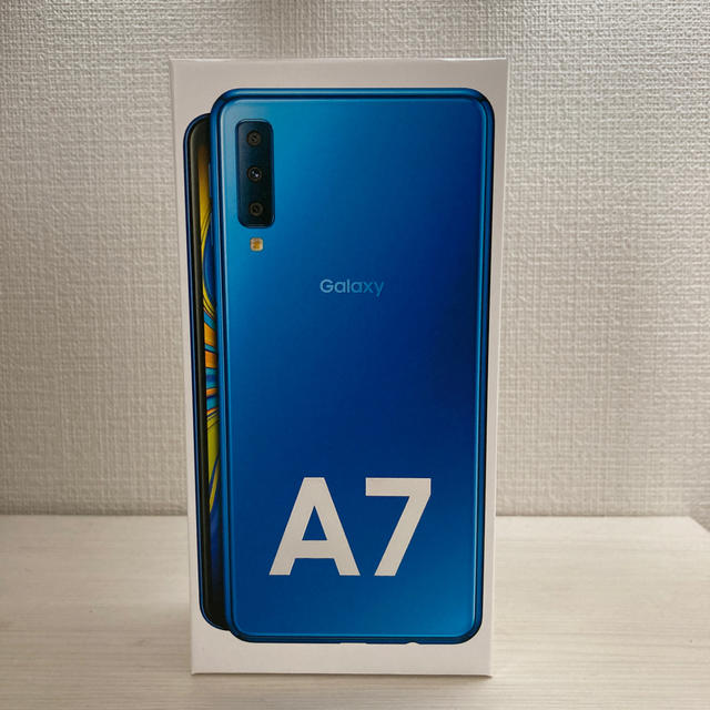 Galaxy A7 ブルー 新品未開封