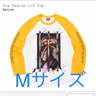 シュプリーム(Supreme)のsupreme dog raglan L/S top yellow(Tシャツ/カットソー(七分/長袖))