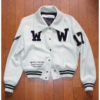 オフホワイト(OFF-WHITE)の正規品 OFF-WHITE オフホワイト テディジャケット イタリア製(ブルゾン)