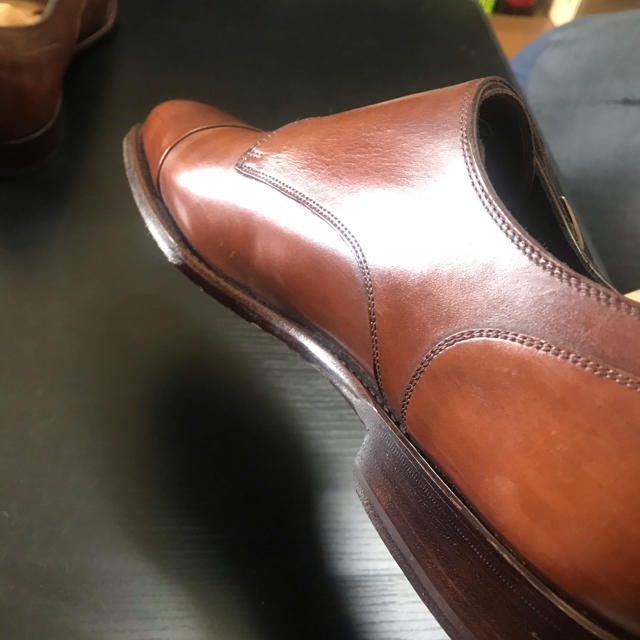 REGAL(リーガル)のシェットランドフォックス グラスゴー ダブルモンク ブラウン 27cm メンズの靴/シューズ(ドレス/ビジネス)の商品写真