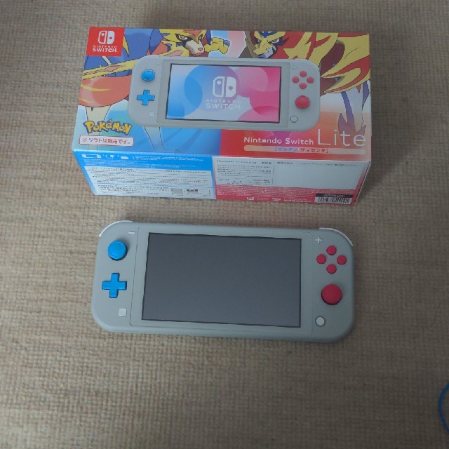 Nintendo Switch(ニンテンドースイッチ)のNintendo Switch Lite ザシアン・ザマゼンタ エンタメ/ホビーのゲームソフト/ゲーム機本体(家庭用ゲーム機本体)の商品写真