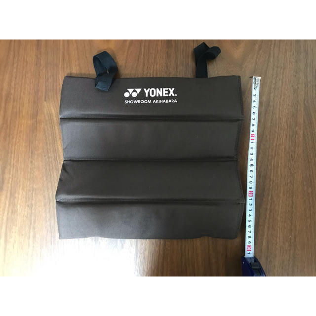 YONEX(ヨネックス)の【値交渉有】ヨネックス ポータブル座布団 非売品 インテリア/住まい/日用品のインテリア小物(クッション)の商品写真