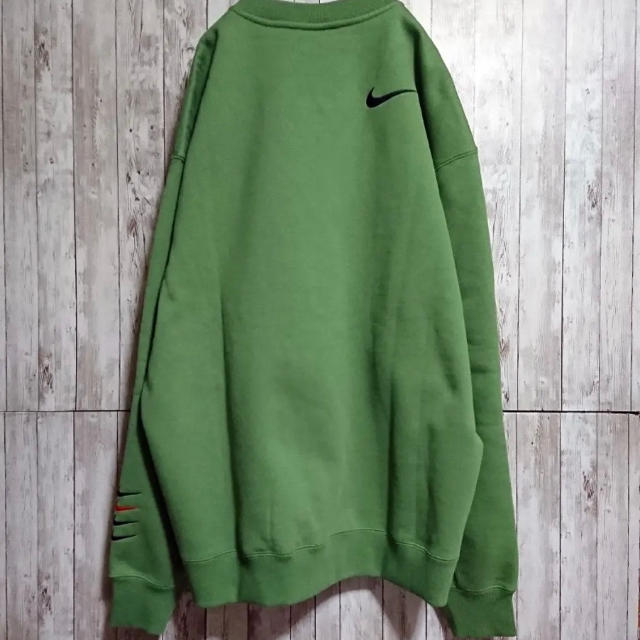 超激レア】NIKE ロゴ2連 袖4連 刺繍ロゴ スウェット トレーナー