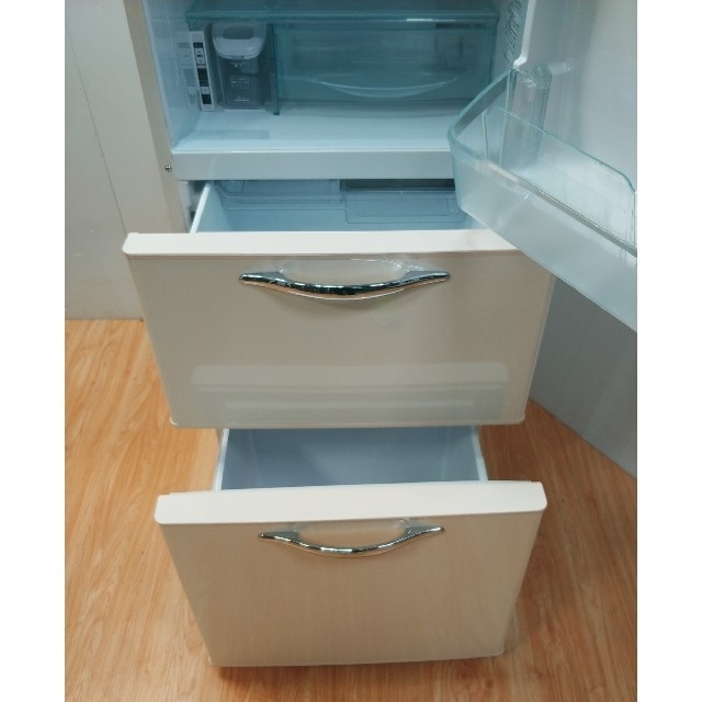 希少　バータイプ　レトロデザイン　冷蔵庫　製氷付　幅54cm　シルキーベージュ
