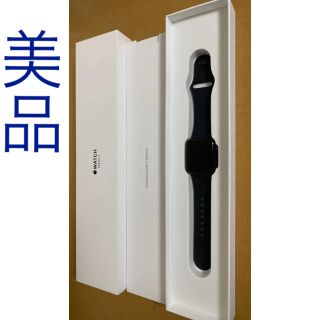 アップルウォッチ(Apple Watch)のApple Watch series 3スペースグレー 38mm GPS(腕時計(デジタル))