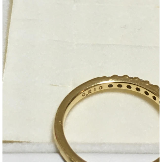 4℃(ヨンドシー)の値下げ　4℃ プレジェンス　K18ダイヤ モンドリング レディースのアクセサリー(リング(指輪))の商品写真