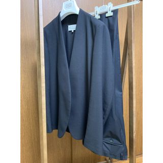 マルタンマルジェラ(Maison Martin Margiela)の本日24時まで値下げ！　マルジェラ ノーカラージャケット　セットアップ(ノーカラージャケット)