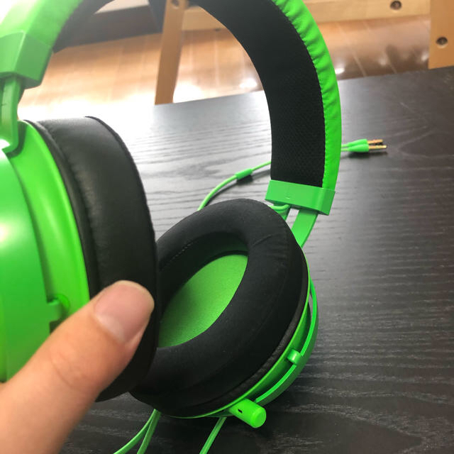 Razer Kraken Green ゲーミングヘッドセット 3