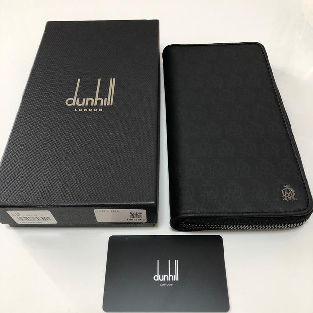 Dunhill(ダンヒル)のダンヒル 長財布ラウンドファスナー/ファスナー式小銭入れ L2B018A グレー メンズのファッション小物(長財布)の商品写真