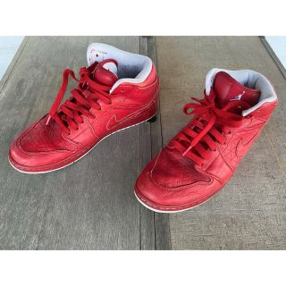 ナイキ(NIKE)のNIKE AIR JORDAN　1 PHAT PREMIER QK RED  (スニーカー)