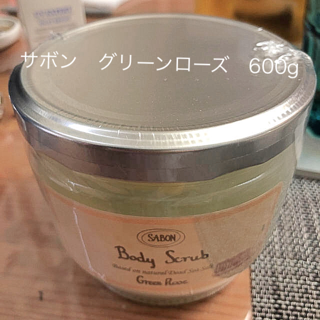 SABON(サボン)のRuri様専用　SABON サボン ボディスクラブ　グリーンローズ　600g コスメ/美容のボディケア(ボディスクラブ)の商品写真