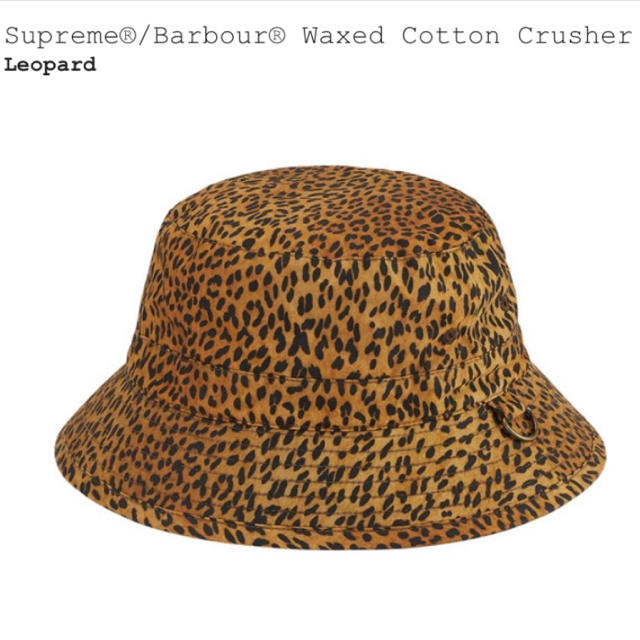 【新品送料込】Supreme×Barbour Waxed Cotton HAT 1