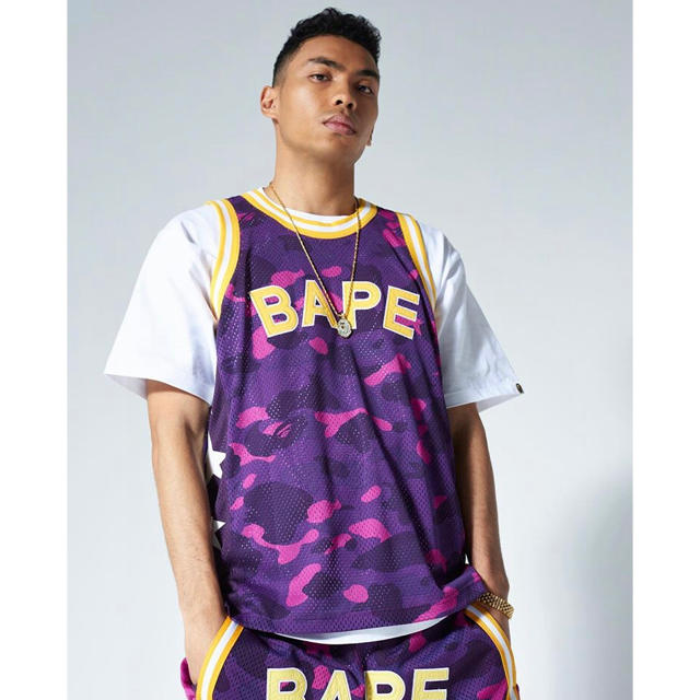 トップスBAPE BASKETBALL TANK TOP